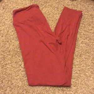 2 for $20... LuLa Roe Leggings Red